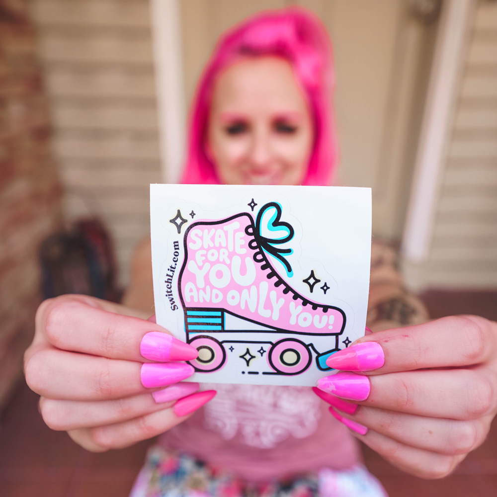 Roller Skate Sticker - SomethingSoSam